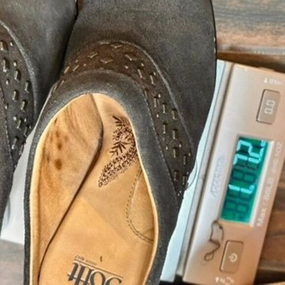 Söfft Studded Suede Mules Womens 10M Brown Studded Grunge Retro 90s 70s Y2k - Picture 11 of 11